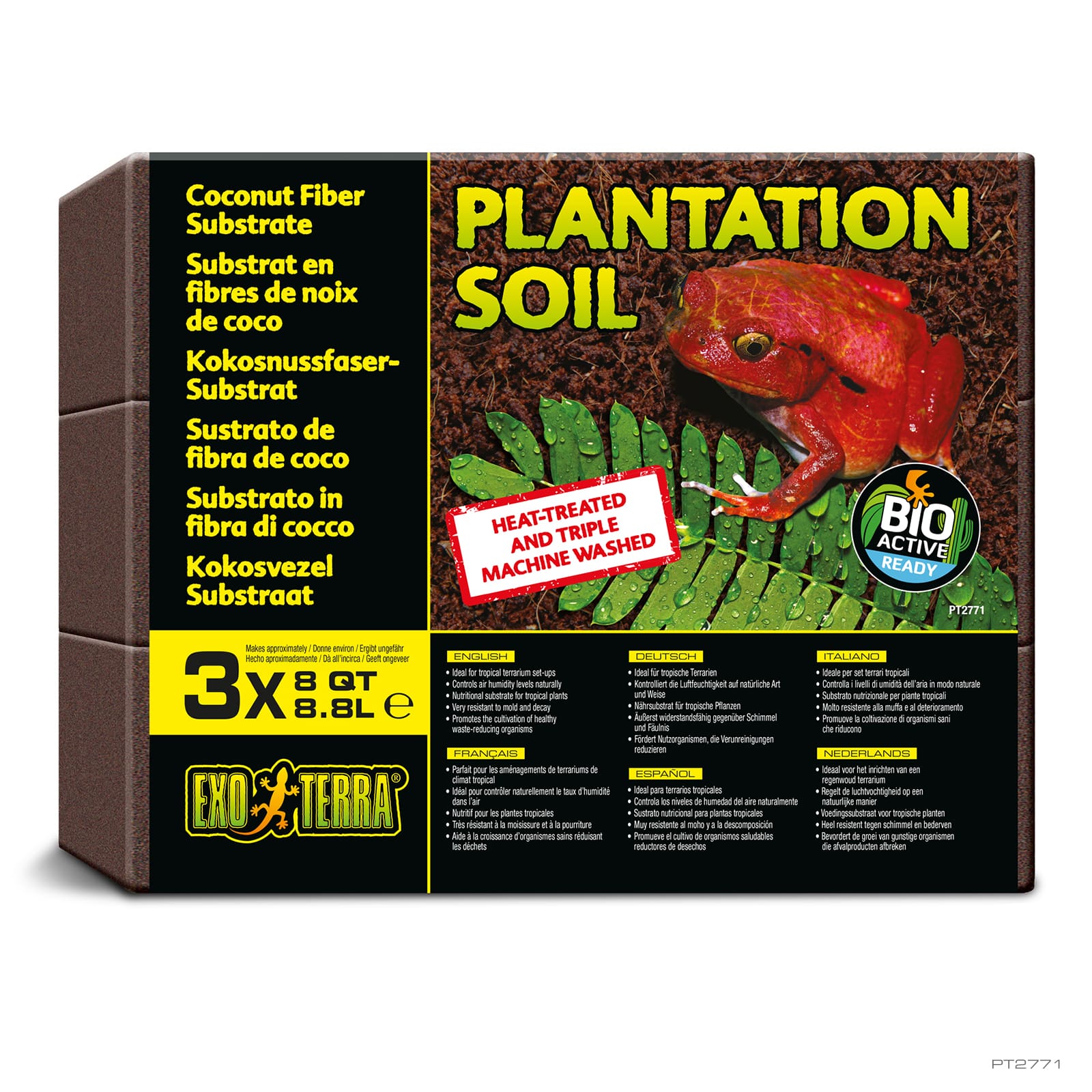 Plantation Soil Brick 3-pack - 24QT – 26,4L