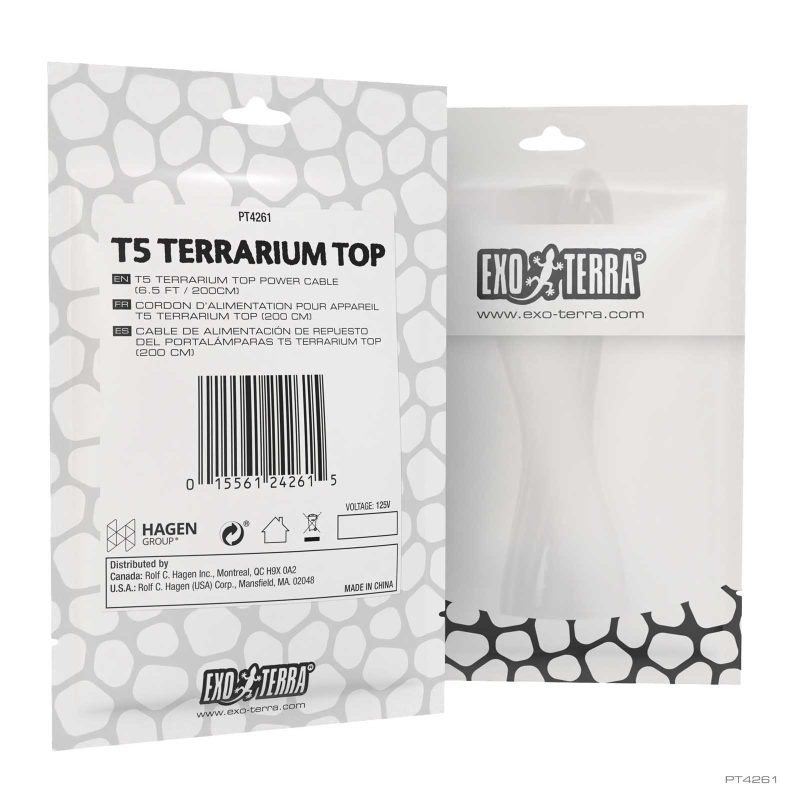 T5 Terrarium Top Power Cable