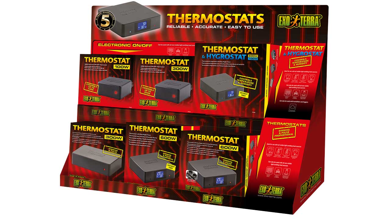 Thermostat 600W Dual Receptacles